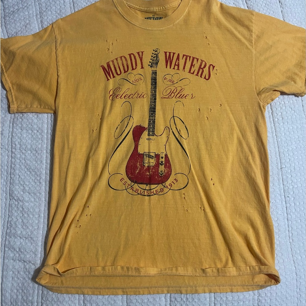 Forever 21 Yellow Graphic Tee